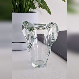 Art glass vase hand-blown glass